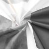 72"W x 78"H Gray White Geometric Hexagon Pattern Polyester Shower Curtain