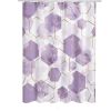 72"W x 78"H Abstract Lavender Geometric Polyester Shower Curtain