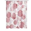 72"W x 72"H Abstract Pink Geometric Polyester Shower Curtain