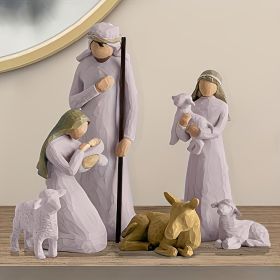 1pc, Nativity Figurine, Nativity Sculpted, Hand-Painted Nativity Figures, Holiday Decor, Christmas Decor,  Holiday Gift, Christmas