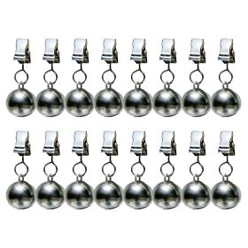16 Pack Outdoor Curtain Weights, Heavy Duty Drapery Weights with Stainless Steel Clips for Patio, Gazebo, Tablecloths