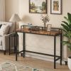 Console Table 70.9 Inch Narrow Sofa Accent Table behind Couch Living Room Decorative Furniture