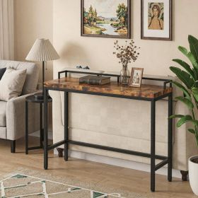 Console Table 70.9 Inch Narrow Sofa Accent Table behind Couch Living Room Decorative Furniture