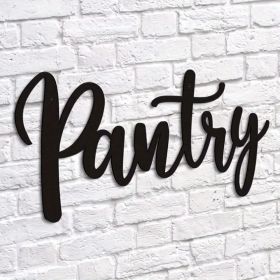 CIFbuy Metal Baked Paint Pantry Sign Wall Art Modern Kitchen Pantry Decor (TikTok, temu pickup)