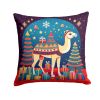 NEW Camel Christmas Throw Pillow Machine Washable, Indoor Outdoor Decorative Pillow for Couch, Bed or Patio, 14Hx14W