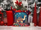 NEW Camel Christmas Throw Pillow Machine Washable, Indoor Outdoor Decorative Pillow for Couch, Bed or Patio, 14Hx14W