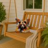 Bear Uniquely Bear Pride Throw Pillow Machine Washable, Indoor Outdoor Decorative Pillow for Couch, Bed or Patio, 14Hx14W