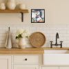 American Bulldog The Chef Framed Metal Print Bathroom, Kitchen, Office, Home Decor Wall Art Ready to Hang, Square, 8X8