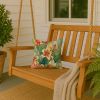 Utah Sego Lilies in Watercolor Throw Pillow Machine Washable, Indoor Outdoor Decorative Pillow for Couch, Bed or Patio, 14Hx14W