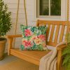 Indiana Peonies in Watercolor Throw Pillow Machine Washable, Indoor Outdoor Decorative Pillow for Couch, Bed or Patio, 18Hx18W