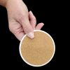 Chihuahua Spring Path Large Sandstone Coasters Pack of 4 Absorbent Round Coasters Decor Gifts for Men or Women, 4 in, Multicolor