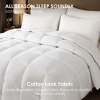 White Plump Duvet, Extra Large Checkered Quilting Luxury hotel-grade for bedrooms and guesthouses. Ultra-soft thickened warmth
