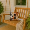 Bear Pride Throw Pillow Machine Washable, Indoor Outdoor Decorative Pillow for Couch, Bed or Patio, 14Hx14W