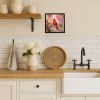 Cardinal Framed Metal Print Bathroom, Kitchen, Office, Home Decor Wall Art Ready to Hang, Square, 8X8