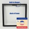 Hydrangeas in Watercolor Framed Metal Print Bathroom, Kitchen, Office, Home Decor Wall Art Ready to Hang, Square, 8X8
