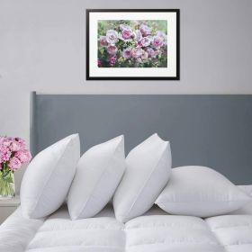 Set of 4 - Down Alternative Pillows - Machine Washable (size: Queen)