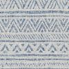 Chevron Coastal Boho Style Indoor Outdoor Area Rug