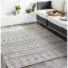 Chevron Coastal Boho Style Indoor Outdoor Area Rug