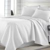 Twin/Twin XLModern Brick Stitch Microfiber Reversible 2 Piece Quilt Set
