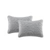King Coastal Beach Embossed Starfish Seashell Seahorse 3-Piece Quilt Set