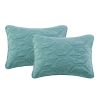 King Coastal Beach Embossed Starfish Seashell Seahorse 3-Piece Quilt Set