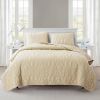 King size Coastal Beach Seashells Starfish Sea Horse  3-Piece Quilt Set
