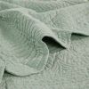 Full/Queen size 3-Piece Reversible Scalloped Edges Microfiber Quilt Set
