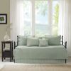6-Piece  Farmhouse Country Cottage Quilted Reversible Daybed Cover Set