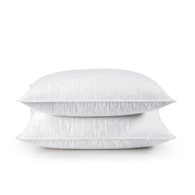 Set of 2 Machine Washable Down Feather Blend Pillow (size: Standard/Queen)