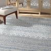 Chevron Coastal Boho Style Indoor Outdoor Area Rug