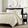 Twin / Twin XL size Coverlet Quilt Set with Sham in Seafoam