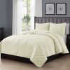 Twin/Twin XL 2-Piece Polyester Microfiber Diamond Quilt Set