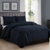 Twin/Twin XL 2-Piece Polyester Microfiber Diamond Quilt Set