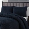 Twin/Twin XL 2-Piece Polyester Microfiber Diamond Quilt Set
