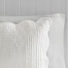 King Size 3 Piece Reversible Scalloped Edges Microfiber Quilt Set
