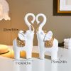 NORTHEUINS Resin Figurines Creative Valentine's Day Present Desktop Art Statue Home Decor Objects