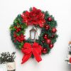 Christmas decorations Scene decoration props Christmas wreath door hanging